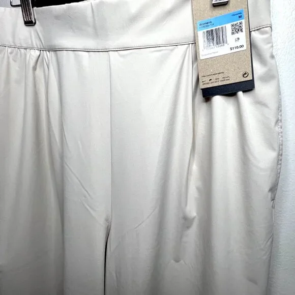 Nike Women's 24.7 PerfectStretch High-Waisted Wide Leg Pants MED  Lt Orewood Brn - Picture 3 of 9